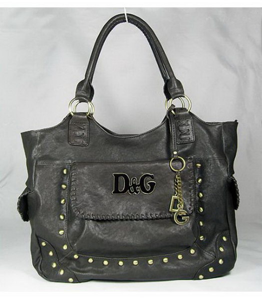 Dolce & Gabbana in pelle Handbag_Chocolate